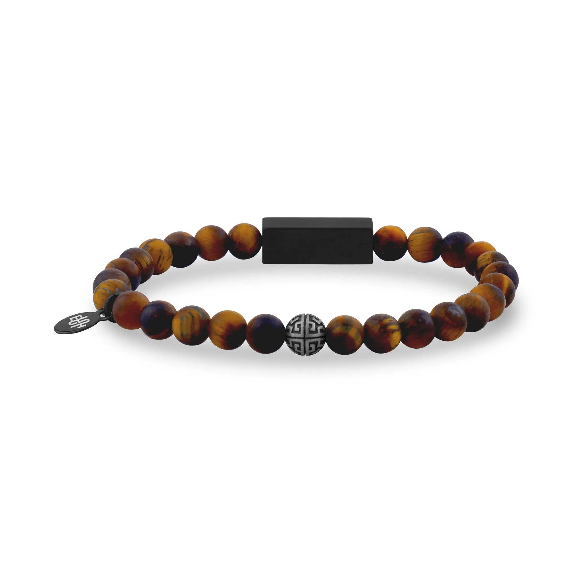 6mm Matte Tiger Eye Bead Bracelet