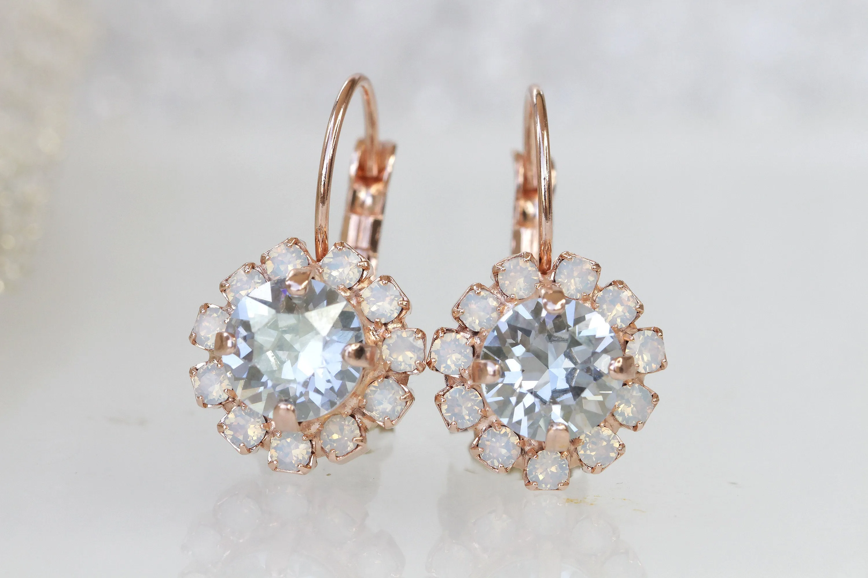 DUSTY BLUE Bridesmaid EARRINGS Set Of 5
