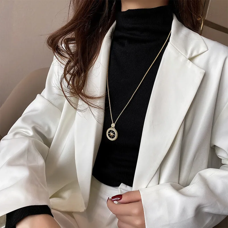 Eight Awn Star Necklace For Women