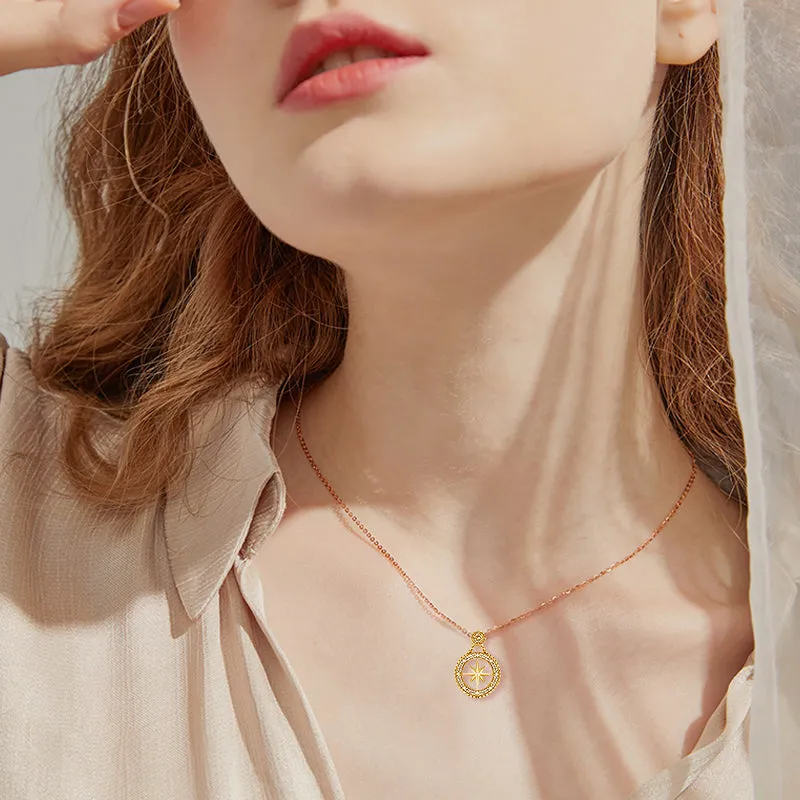 Eight Awn Star Necklace For Women