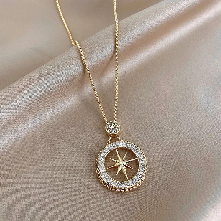 Eight Awn Star Necklace For Women