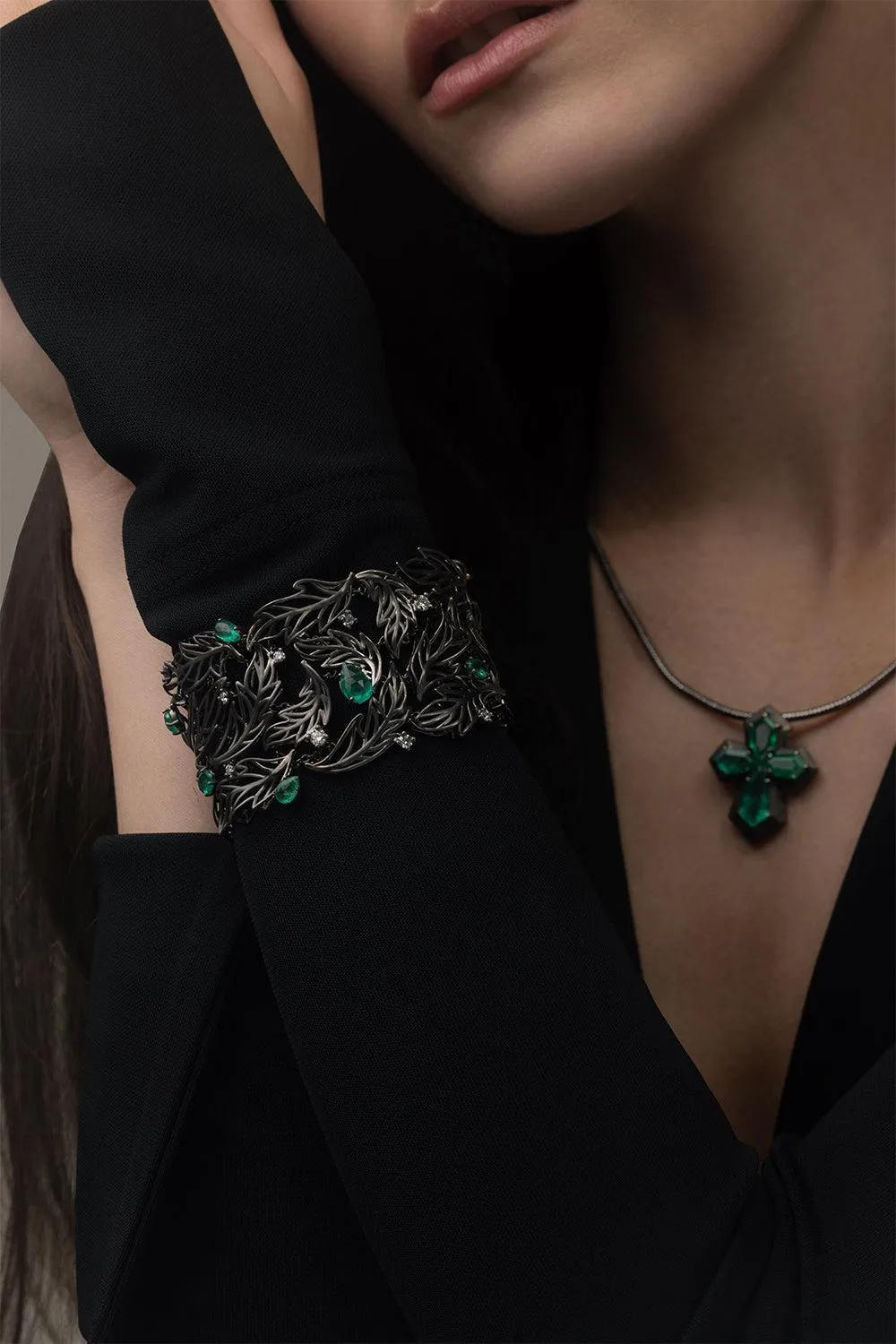 Emerald Botanica Bracelet