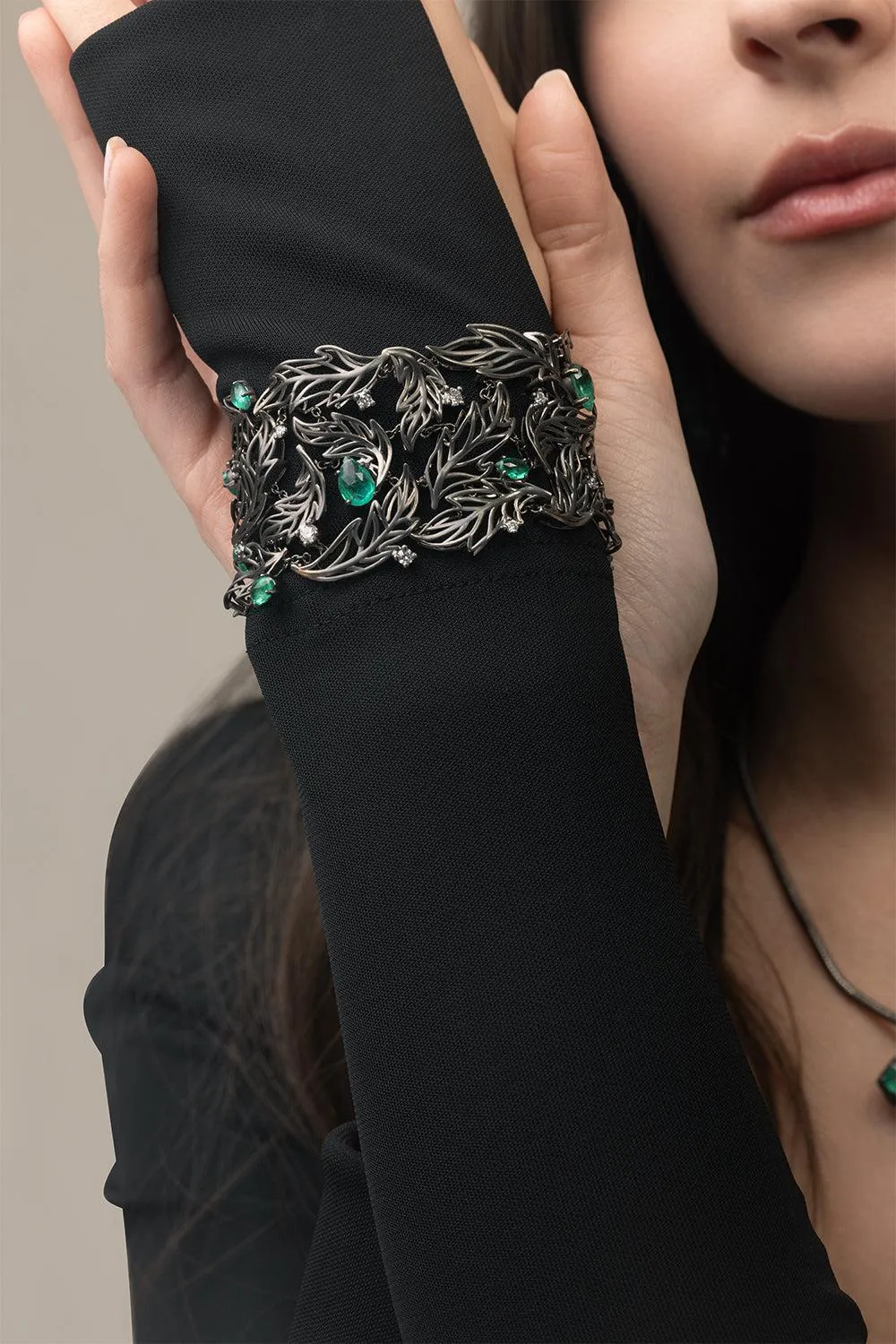 Emerald Botanica Bracelet