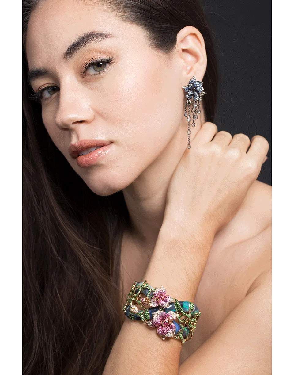 Flower Cuff Bracelet