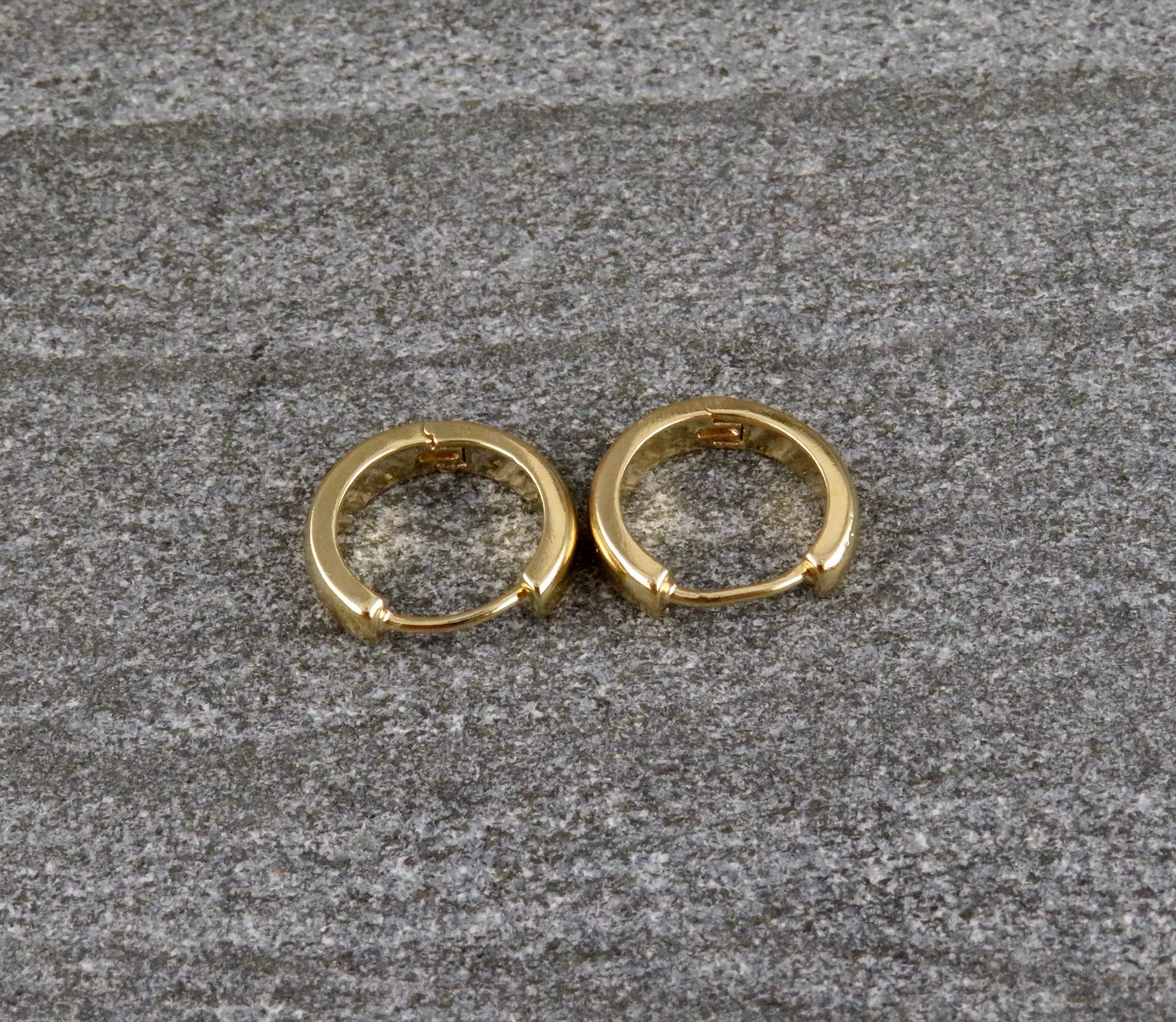 Gold Filled Clicker Hoops - Medium