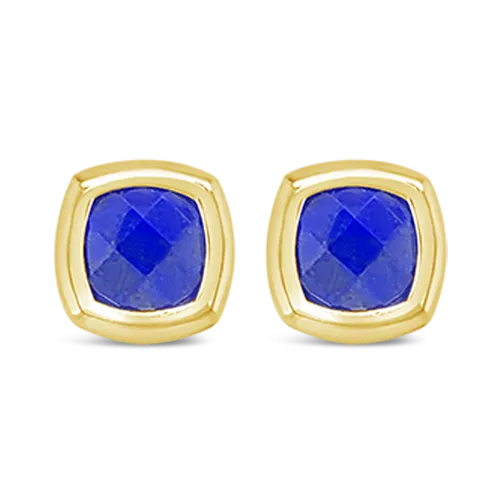 Lapis & Gold Earrings