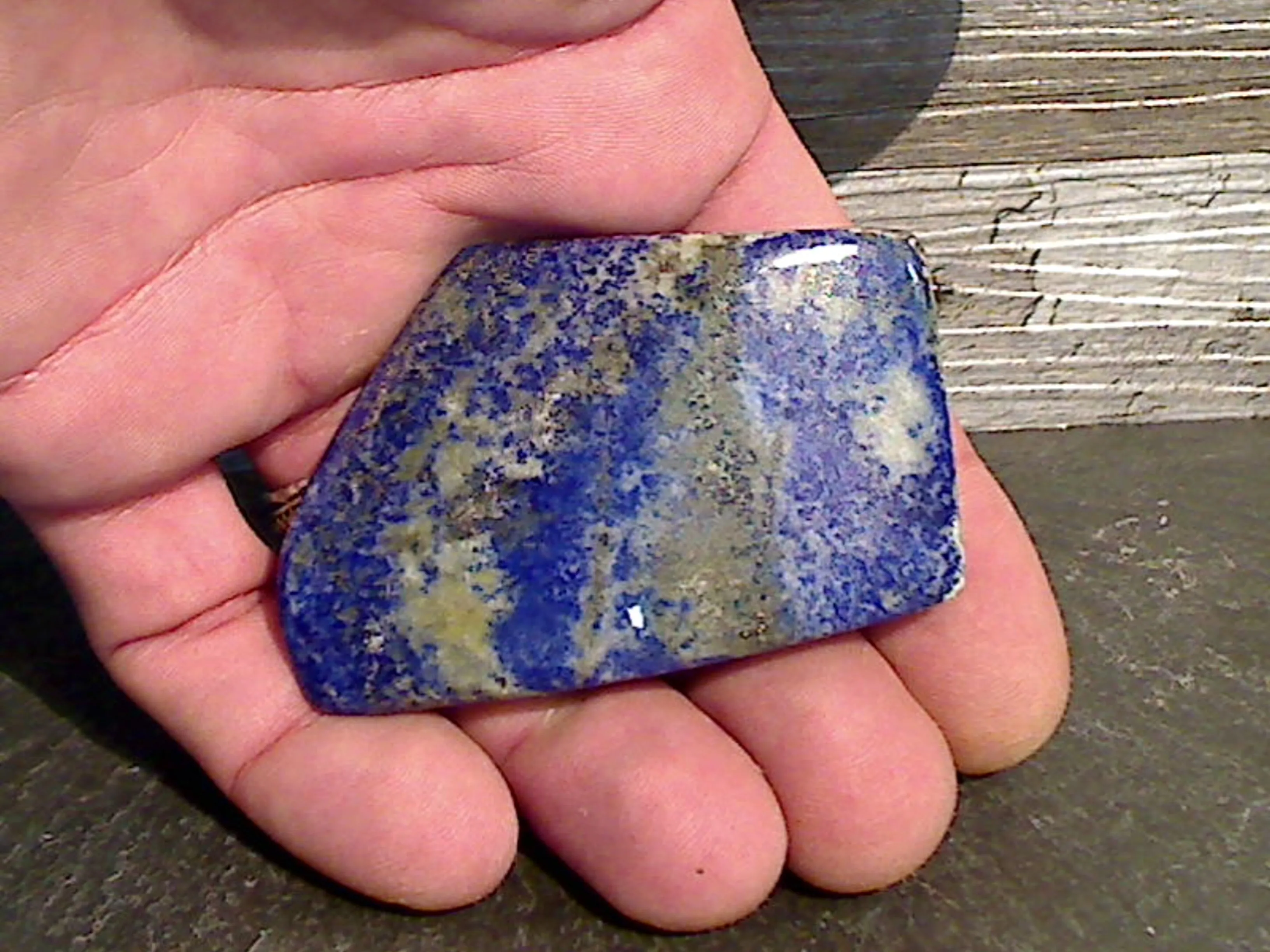 Lapis Lazuli 74g Small Full Polished Slab