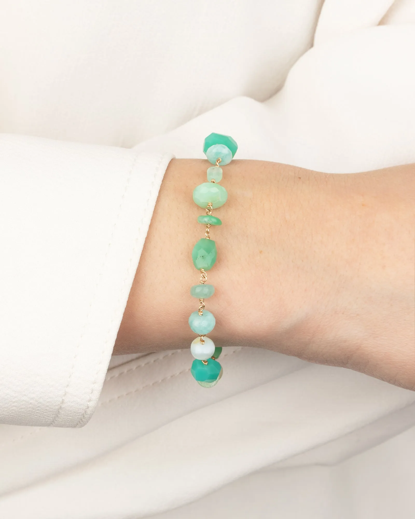 Mixed Shape Stone Bracelet