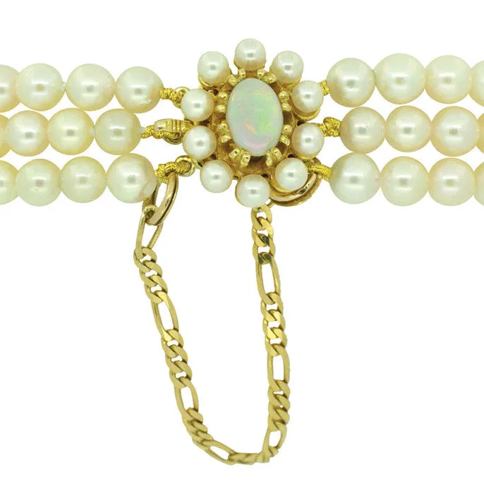 Pearl & Opal Bracelet