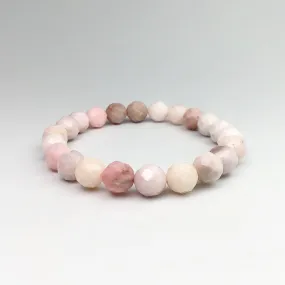 Peruvian Pink Opal Faceted Beaded Bracelet