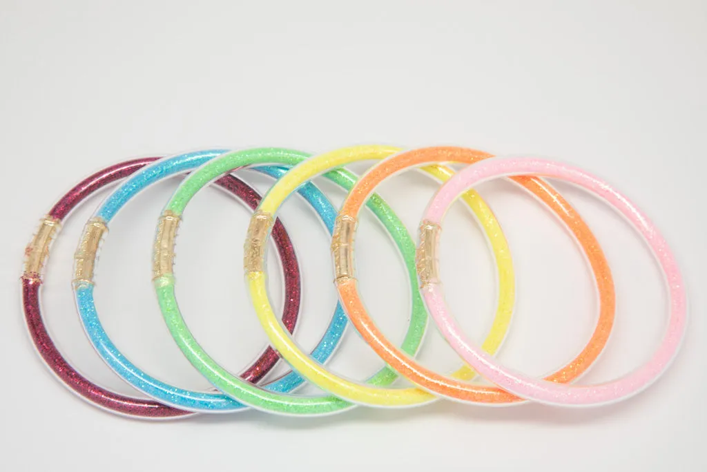 Rainbow Bangles Waterproof for Girls - Jewelry