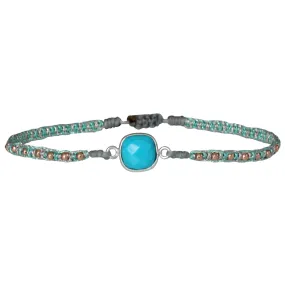 TURQUOISE HANDWOVEN BRACELET