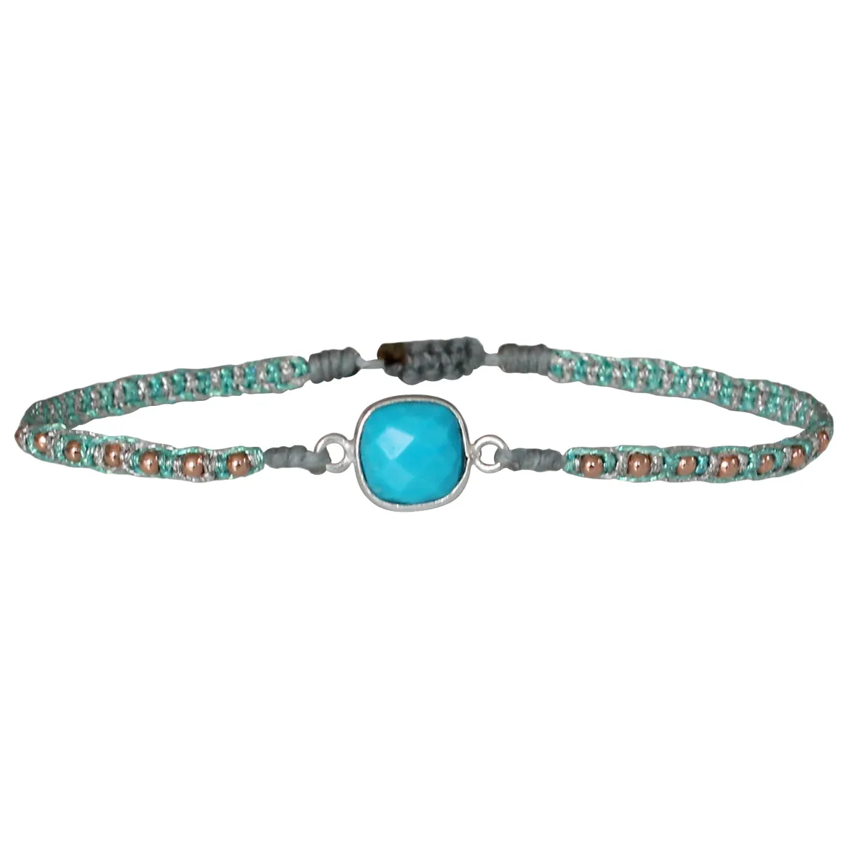 TURQUOISE HANDWOVEN BRACELET