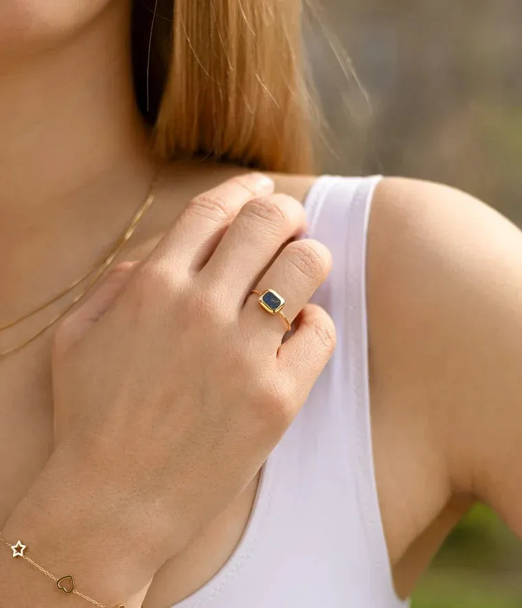 Zag Bijoux Lilou Ring - Lapis Lazuli